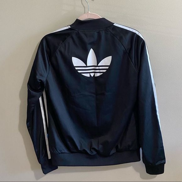 Adidas Black Varsity Jacket - Picture 2 of 4